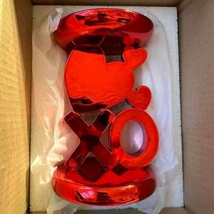 NEW B&BW XOXO DECOR CANDLE HOLDER PEDASTAL VALENTINES 2024